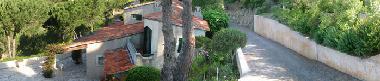 Top view of house in Mas de Gigaro