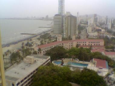vista ala playa y la ciudad vieja