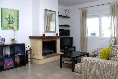 CHIMENEA EN EL SAL�N