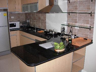 Cocina con todo en ello