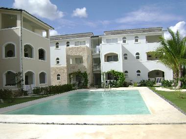Vista del conjunto de edificios del residencial