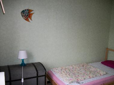 cama individuale con ba�le