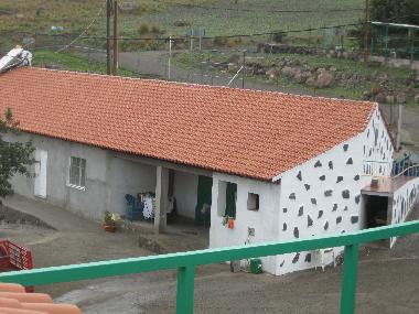Vista parcial de la casa