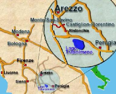 Cama y desayuno en Castiglion Fiorentino (Arezzo)Casa de vacaciones