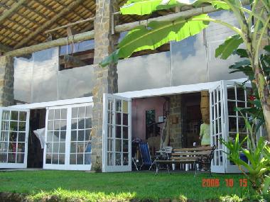 vista de la entrada principal de la casa