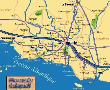 Cama y desayuno en Quimperl� (Finist�re)Casa de vacaciones