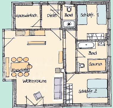Apartamento de vacaciones en Born a. Dar� (Fischland-Dar�-Zingst)Casa de vacaciones
