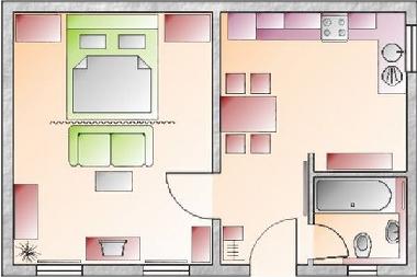 Apartamento de vacaciones en Litzendorf / Tiefenellern (Oberfranken)Casa de vacaciones