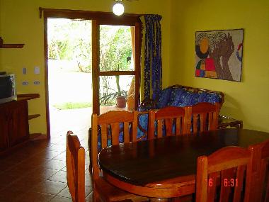 comedor, sala de la suite