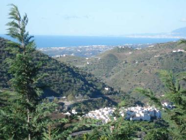 vistas al mar desde villa