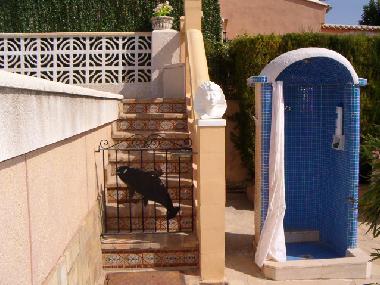 acceso piscina