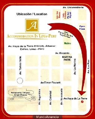 Hotel en EXTRANJEROS  (Lima)Casa de vacaciones