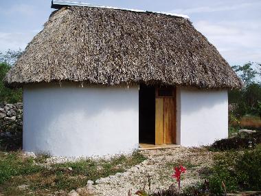 La casa de dormir con 2 hamacas
