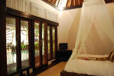 Dormitorios dulce Piscina Vista Azul