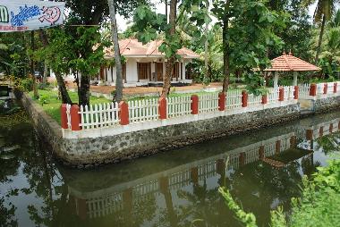 Cama y desayuno en kumarakom (Kerala)Casa de vacaciones