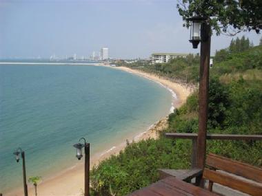 La maravillosa playa en el recurso