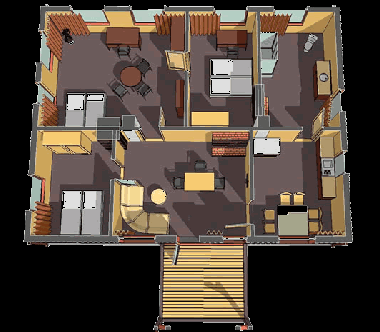 Casa de vacaciones en Litene (Lettland)Casa de vacaciones