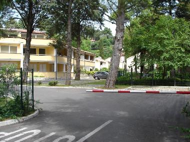 Entrada del estacionamiento