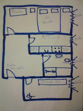 Apartamento de vacaciones en Tunis (Tunis)Casa de vacaciones