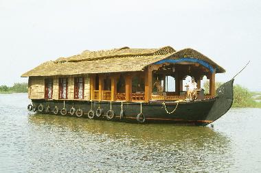 Barco en Kottayam (Kerala)Casa de vacaciones