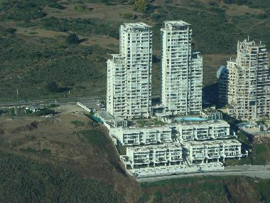Aero view of the building