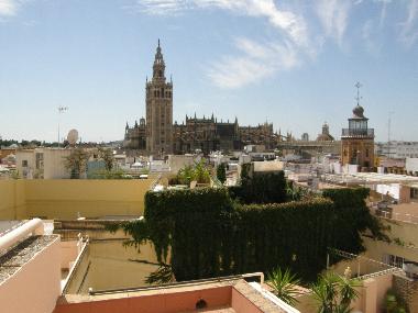 VISTA DE LA GIRALDA DESDE LA AZOTEA