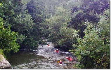 El rio proximo a nuestra casa