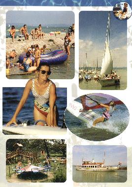 at the beach of Lake Balaton