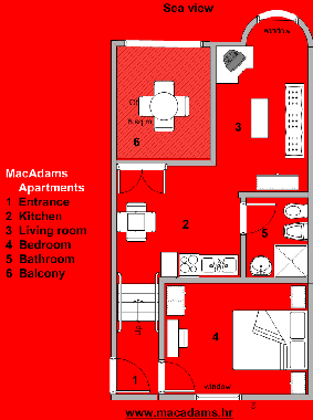 Apartamento de vacaciones en Novalja (Primorsko-Goranska)Casa de vacaciones