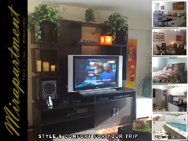 Apartamento de vacaciones en MIRAFLORES (Lima)Casa de vacaciones