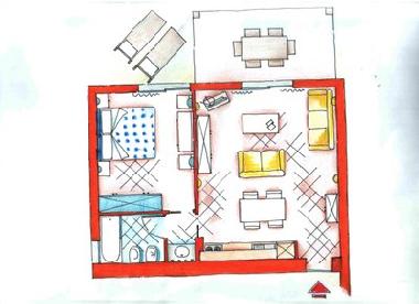 Casa de vacaciones en chia (Cagliari)Casa de vacaciones