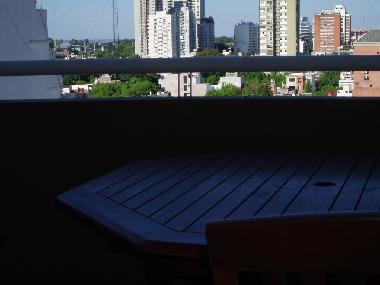 view to the river from balcony
