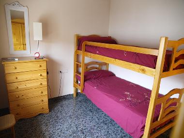 dormitorio de dos camas