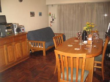 Living comedor con futon para 2 personas