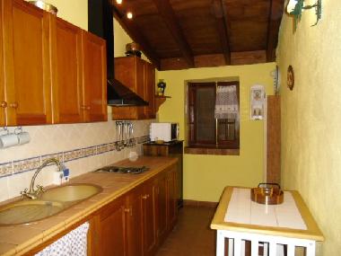 Fully equipped kitchen with appliances El Picacho Teneriffa