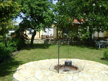 Chimenea con vivac olla