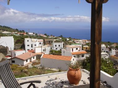 Vista de la terraza del apartamento 4