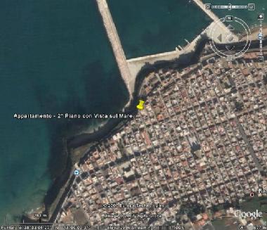 vista del apartamento  del satelite