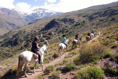paseos a caballo en el valle del Poqueira