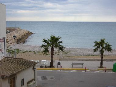 Vista al mar desde el apartamento