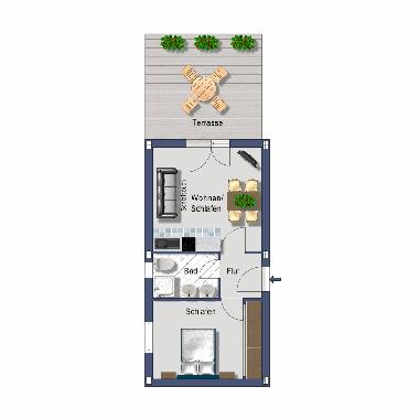 Casa de vacaciones en Nuevo Portil (Huelva)Casa de vacaciones