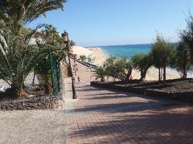 paseo mar�timo bordeando la playa.