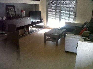 Saln con terraza exterior