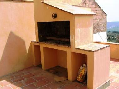 barbacoa en la terraza saln comunitario