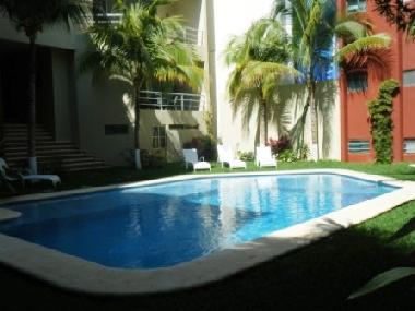 Pool and garden area