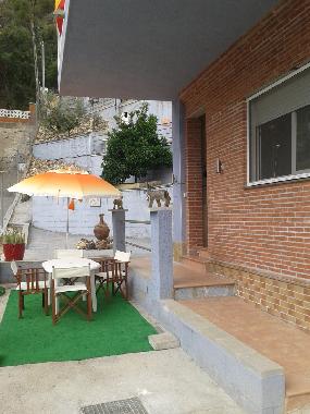 Terraza del apartamento de 12x2mts