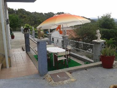 Terraza del apartamento de 12x2mts