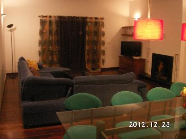 sal�n con chimenea