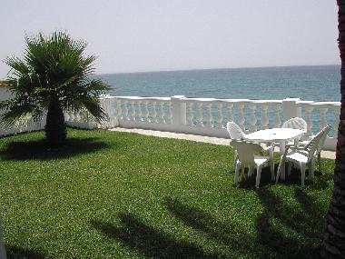Jardin privado con vistas al mar