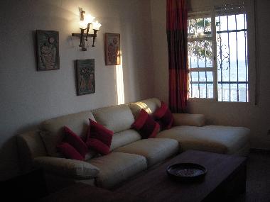 Salon con vistas al mar